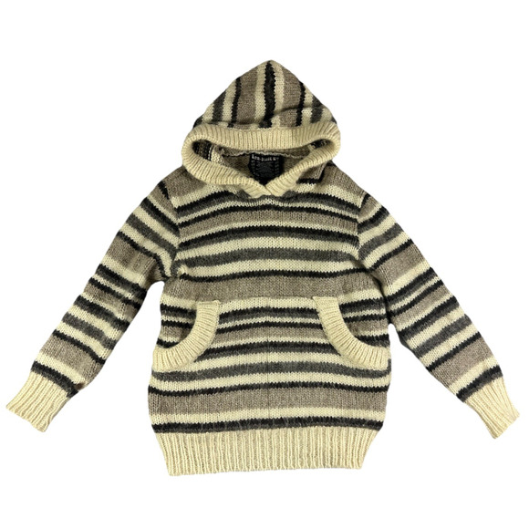 Les-Knit 100% Icelandic Vintage Wool Cable Knit Minimalist Sustainable Sweater